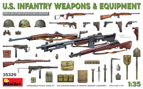 US Infantry Weapons and Equipment 1:35 MiniArt 35329