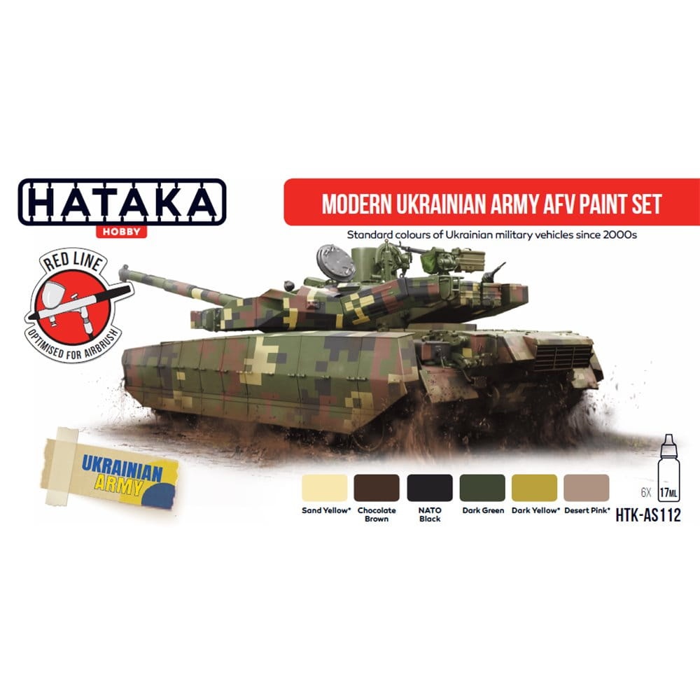 Zdjęcie dodatkowe produktu Hataka AS112 Modern Ukrainian Army AFV paint set 17ml