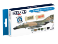 Zdjęcie główne produktu Hataka BS09 USAF paint set (Vietnam War Era) 17ml