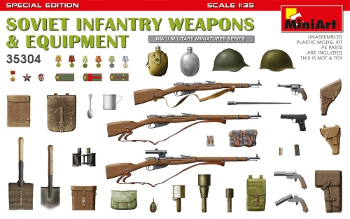 Soviet Infantry Weapons and Equipment 1:35 MiniArt 35304