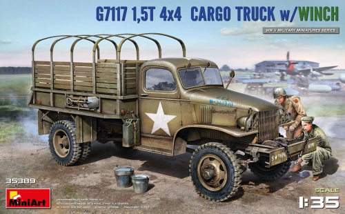 G7117 1.5T 4x4 Cargo Truck 1:35 MiniArt 35389