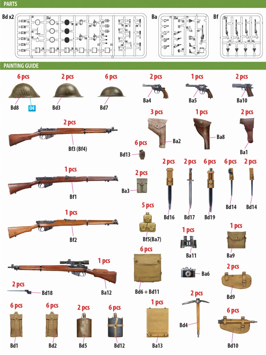 Zdjęcie dodatkowe produktu British Infantry Weapons and Equipment 1:35 MiniArt 35368