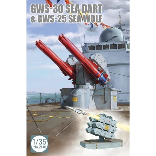 GWS-30 Sea Dart and GWS-25 Sea Wolf 1:35 Takom 2138