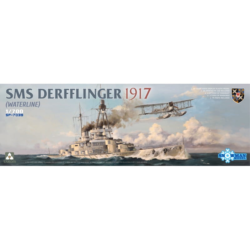 Zdjęcie główne produktu SMS Derfflinger 1917 1:700 Takom SP-7039
