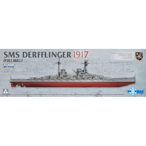SMS Derfflinger 1917 1:700 Takom SP-7040