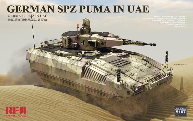 Zdjęcie główne produktu German Schutzenpanzer PUMA in UAE 1:35 Rye Field Model 5107
