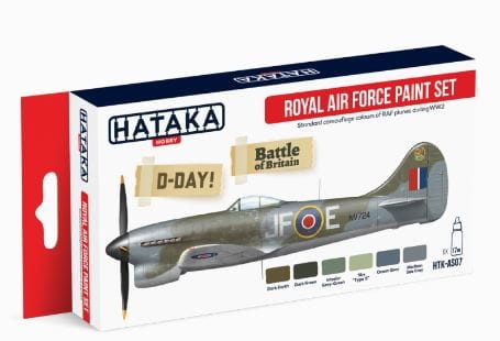 Zdjęcie główne produktu Hataka AS07 Royal Air Force paint set 17ml