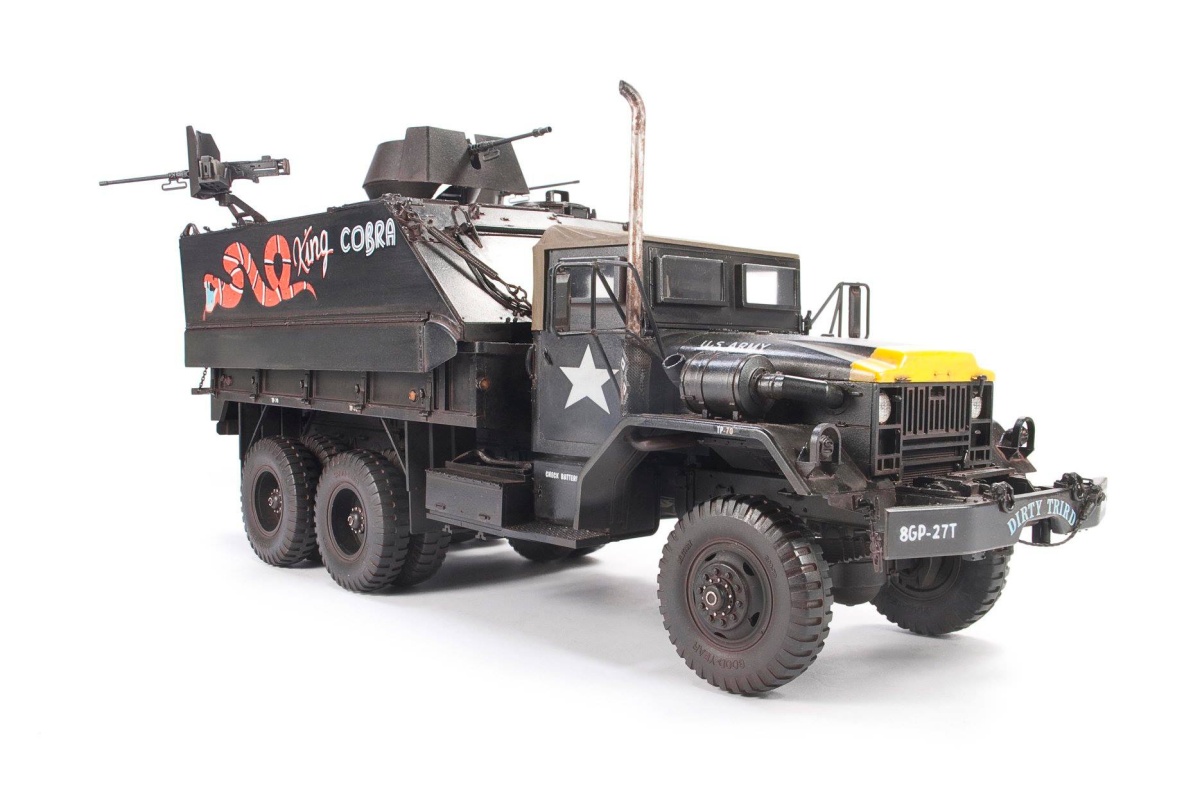Zdjęcie dodatkowe produktu US Army Vietnam War Gun Truck King King Cobra 1:35 AFV Club 35323