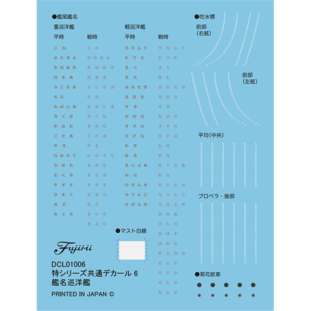 Zdjęcie dodatkowe produktu IJN Light Cruiser Yahagi 1944/45 1:700 Fujimi 433240