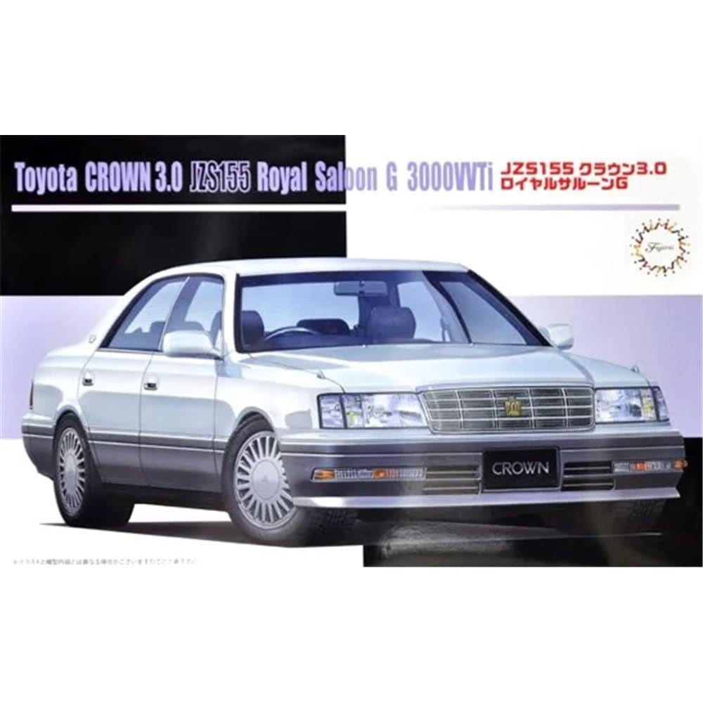 Zdjęcie dodatkowe produktu Toyota Crown 3.0 Royal Saloon G (JZS155) 1:24 Fujimi 046082