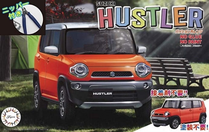Zdjęcie główne produktu Suzuki Hustler (Passion Orange) (w/Side Cutter) 1:24 Fujimi 066103
