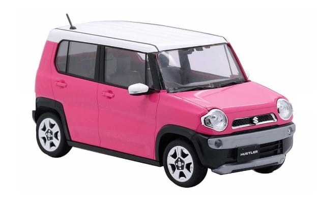 Zdjęcie główne produktu Suzuki Hustler (Candy Pink Metallic) 1:24 Fujimi 066158