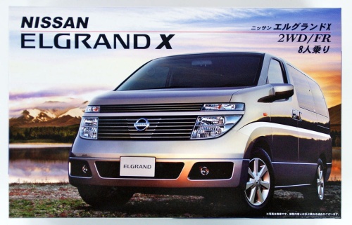 Nissan Elgrand X 2WD/FR 1:24 Fujimi 187495