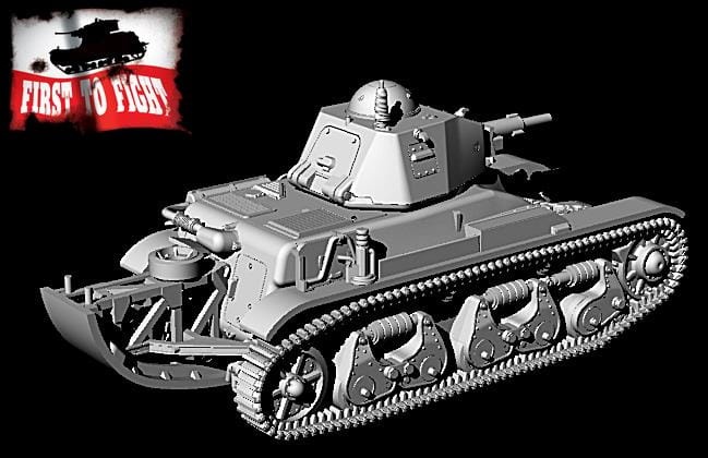 Zdjęcie dodatkowe produktu Renault R39-37 mm SA38 with tail 1:72 First To Fight PL107