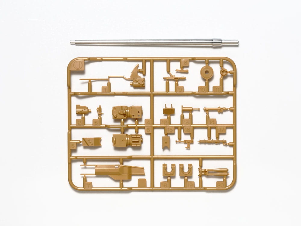 Zdjęcie dodatkowe produktu German Panther Ausf.D Metal Gun Barrel Set 1:35 Tamiya 12664