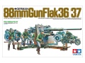 Zdjęcie główne produktu Niemieckie działo przeciwlotnicze 88mm Flak 36/37 1:35 Tamiya 35017