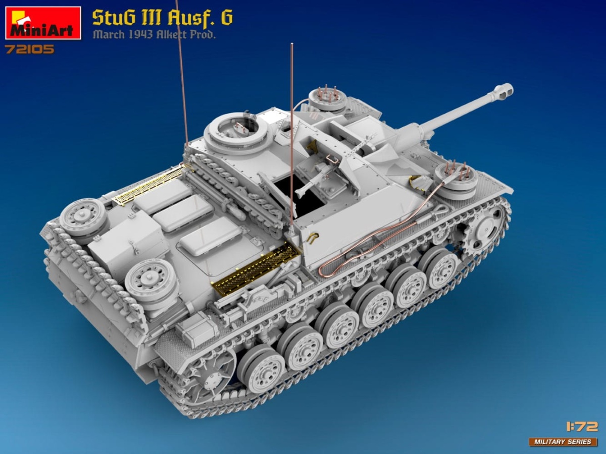 Zdjęcie dodatkowe produktu StuG III Ausf. G March 1943 Alkett Prod. 1:72 MiniArt 72105