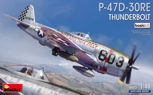 P-47D-30RE Thunderbolt - Basic Kit 1:48 MiniArt 48023
