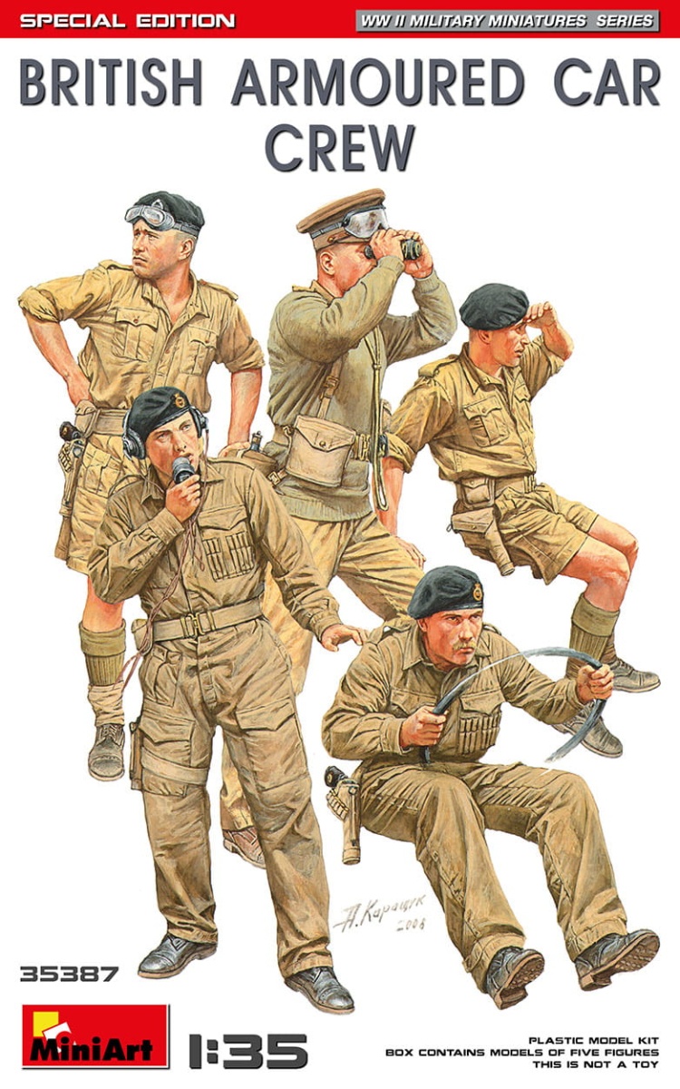 Zdjęcie główne produktu British Armoured Car Crew - Special Edition 1:35 MiniArt 35387