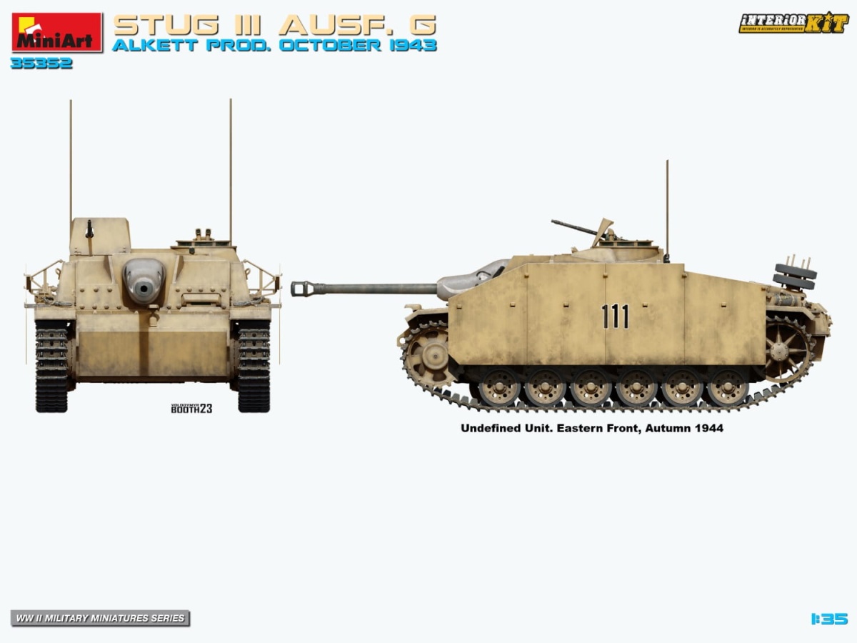 Zdjęcie dodatkowe produktu StuG III Ausf. G Alkett Prod. October 1943 1:35 MiniArt 35352