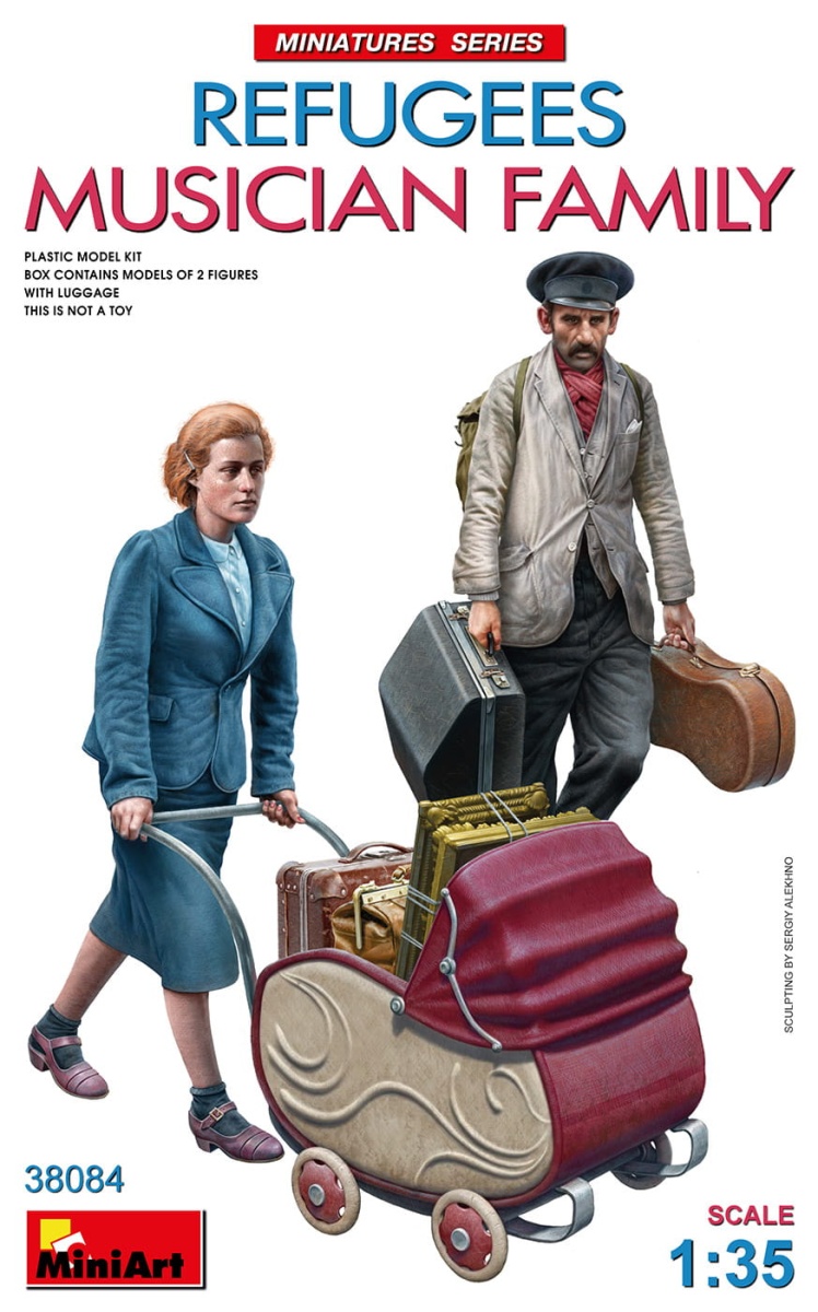 Zdjęcie główne produktu Refugees. Musician Family 1:35 MiniArt 38084