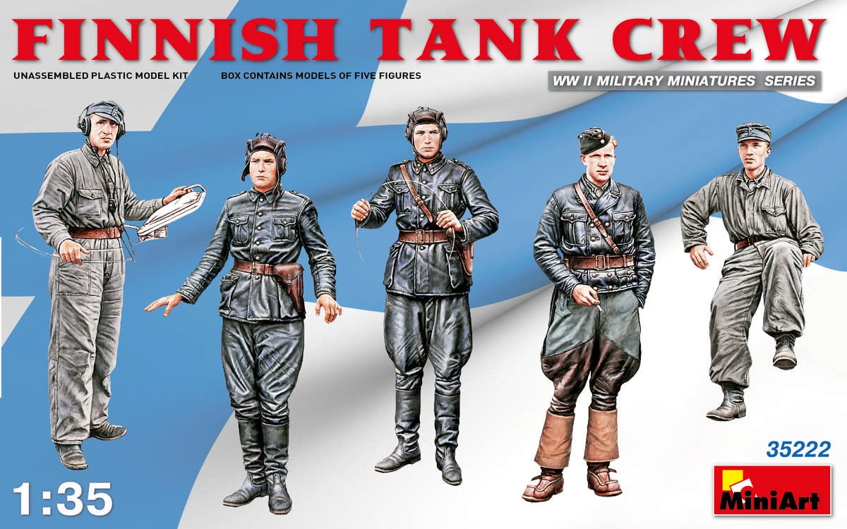 Zdjęcie główne produktu Finnish Tank Crew 1:35 MiniArt 35222