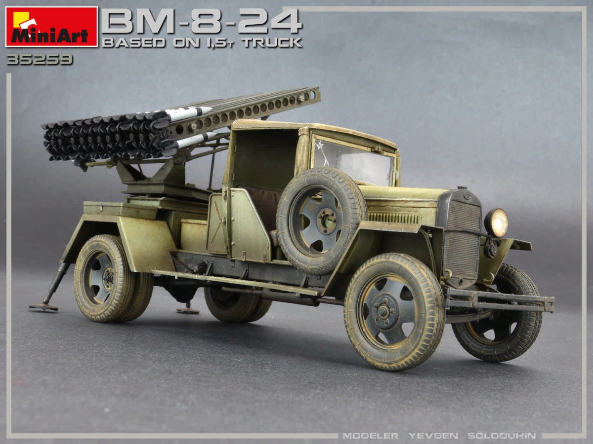 Zdjęcie dodatkowe produktu BM-8-24 on 1,5t truck 1:35 MiniArt 35259