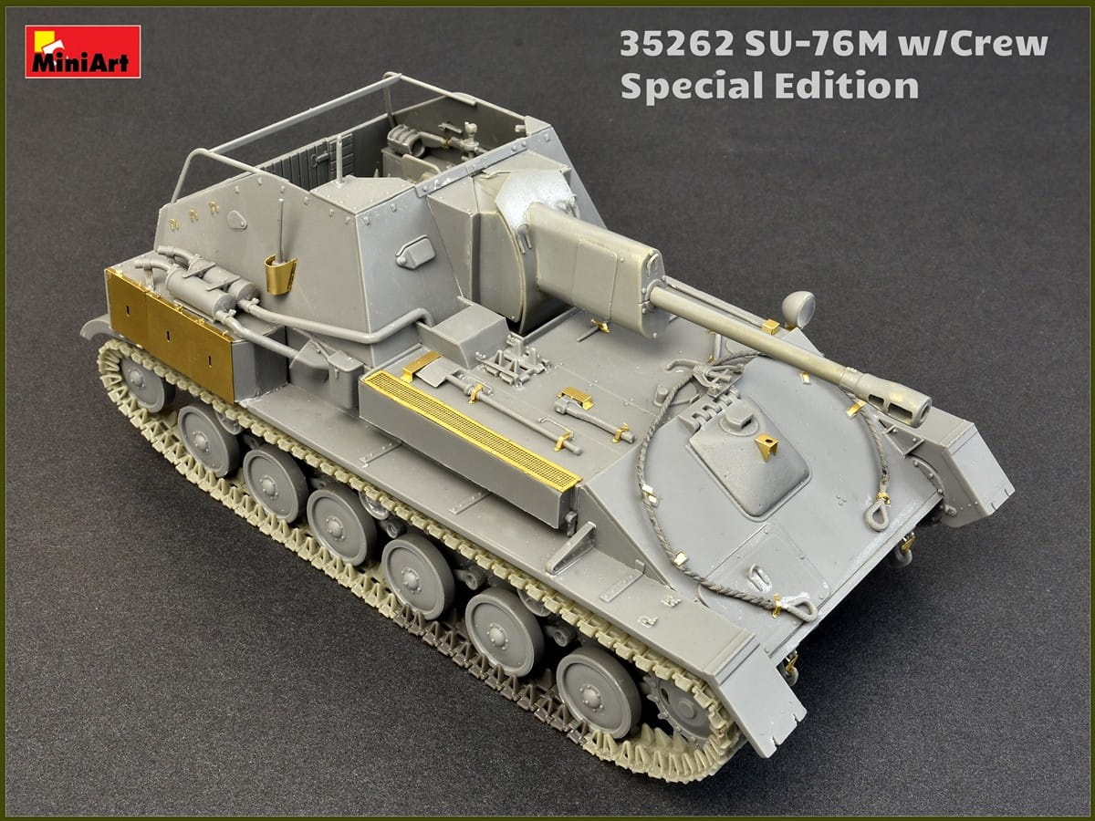 Zdjęcie dodatkowe produktu Su-76M w/Crew Special Edition 1:35 MiniArt 35262