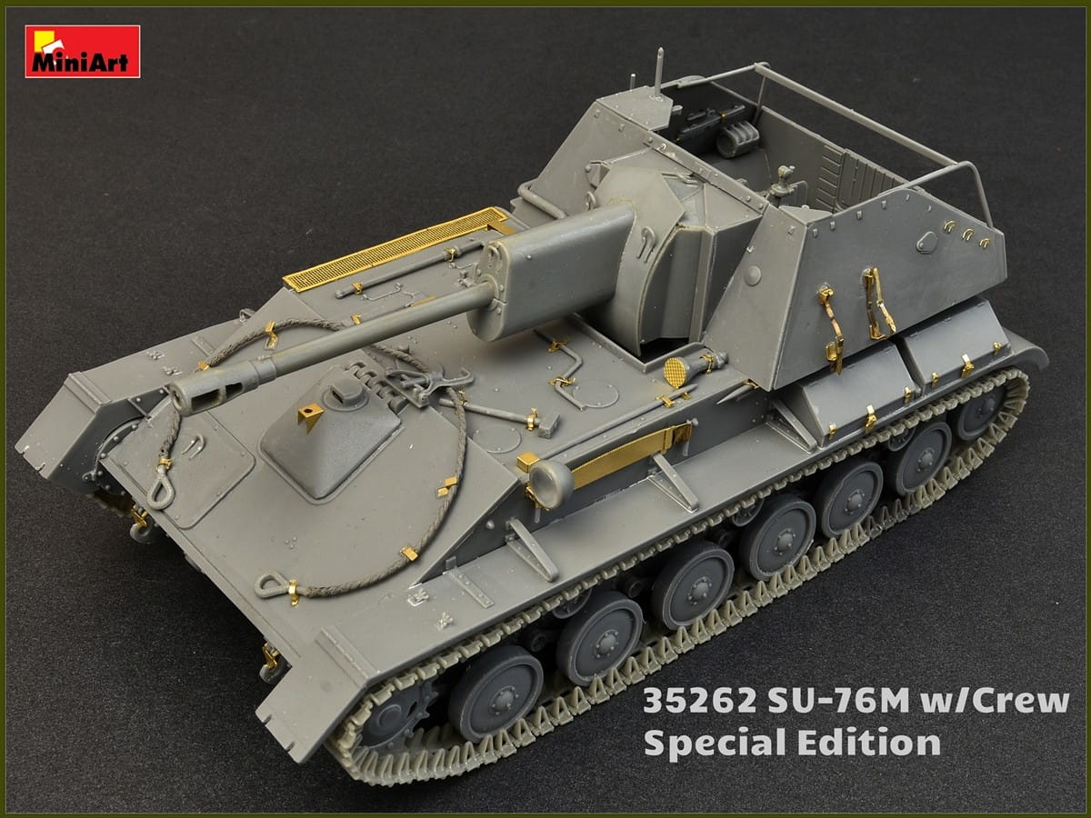 Zdjęcie dodatkowe produktu Su-76M w/Crew Special Edition 1:35 MiniArt 35262