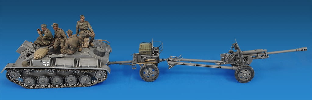 Zdjęcie dodatkowe produktu German artillery tractor T-70(r) and 7,62cm FK 288(r) 1:35 MiniArt 35039