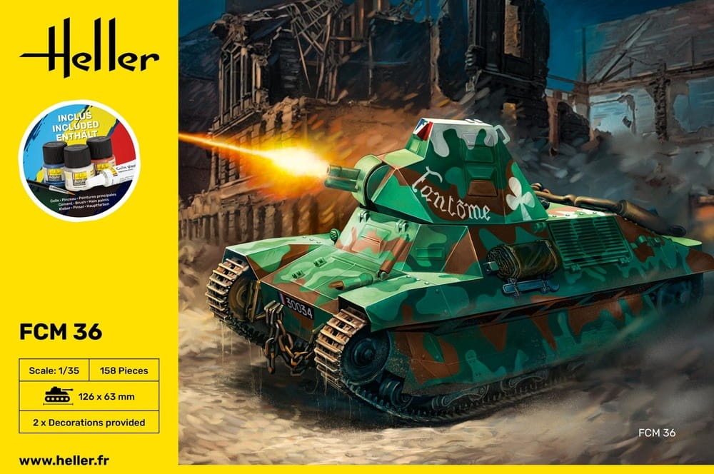 Zdjęcie dodatkowe produktu FCM 36 STARTER KIT 1:35 Heller 35322