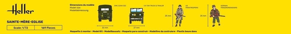 Zdjęcie dodatkowe produktu Sainte-Mere-Eglise 1:72 Heller 50327