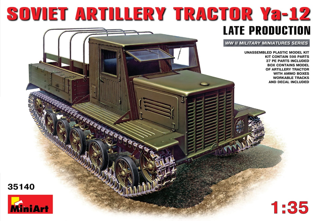 Zdjęcie główne produktu Soviet Artillery Tractor YA-12 1:35 MiniArt 35140