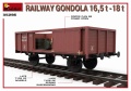 Zdjęcie dodatkowe produktu Railway Gondola 16,5-18t 1:35 MiniArt 35296