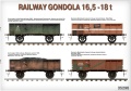 Zdjęcie dodatkowe produktu Railway Gondola 16,5-18t 1:35 MiniArt 35296