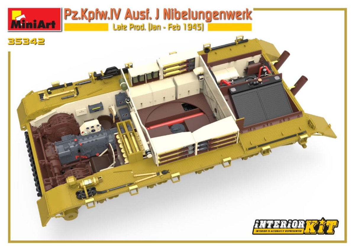 Zdjęcie dodatkowe produktu Pz.Kpfw.IV Ausf. J Nibelungenwerk 1:35 MiniArt 35342