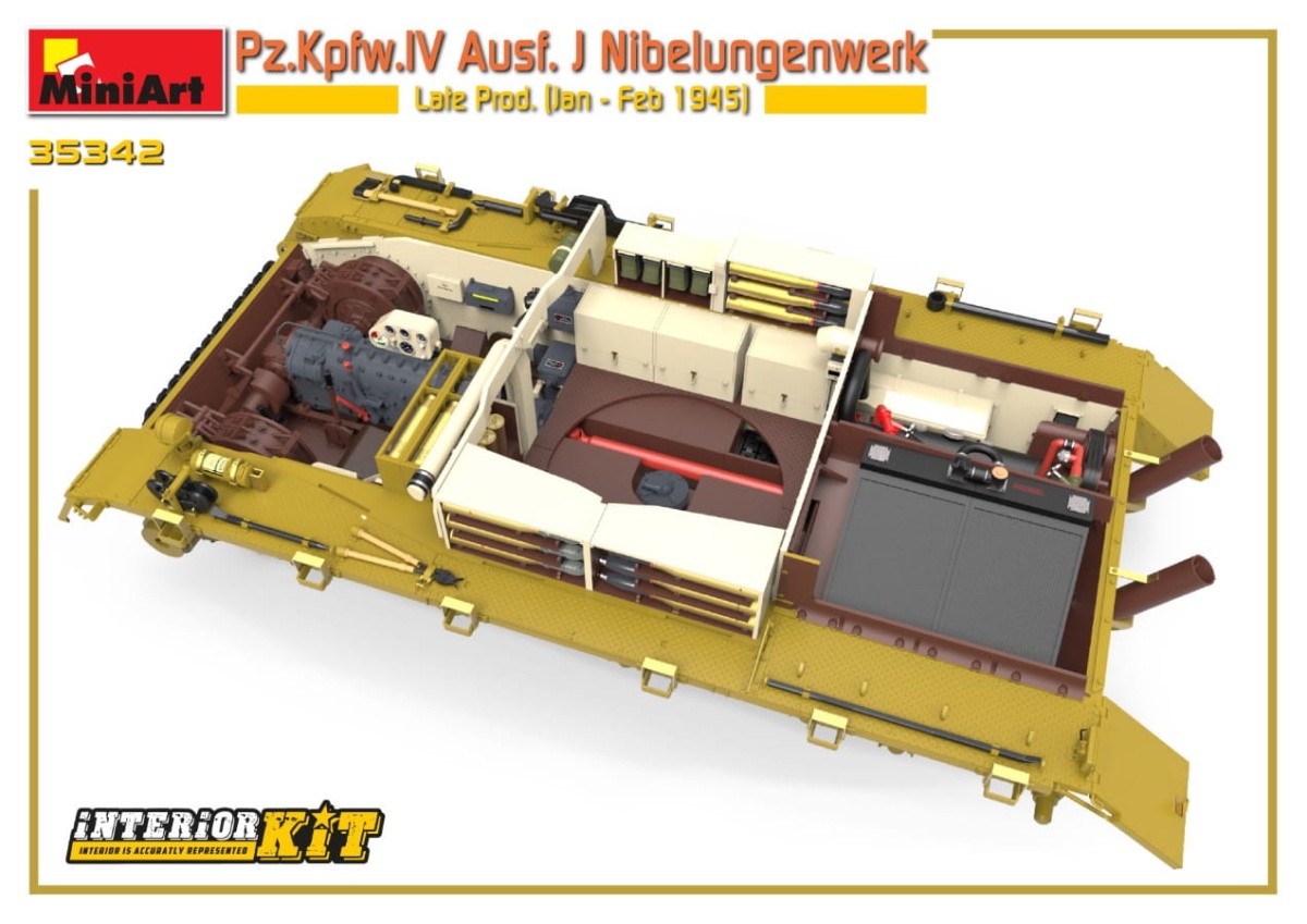 Zdjęcie dodatkowe produktu Pz.Kpfw.IV Ausf. J Nibelungenwerk 1:35 MiniArt 35342