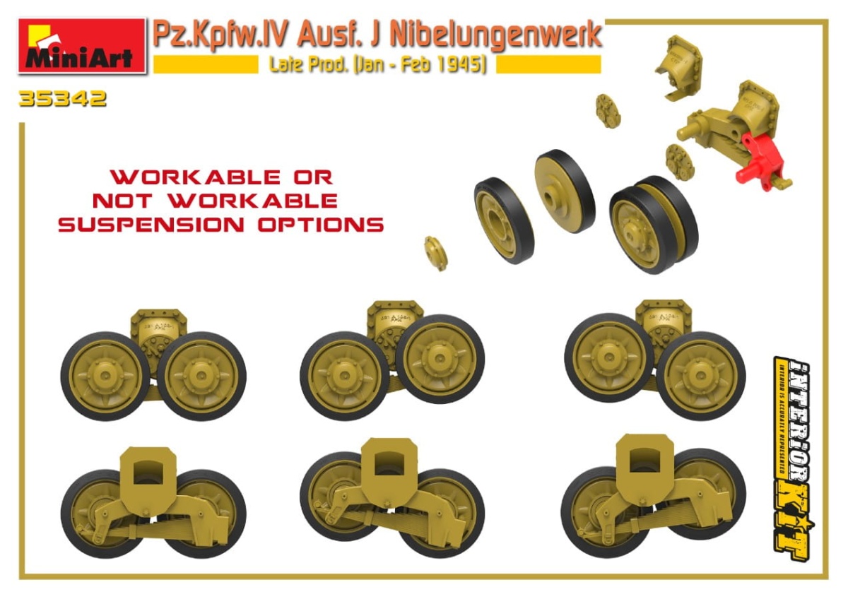 Zdjęcie dodatkowe produktu Pz.Kpfw.IV Ausf. J Nibelungenwerk 1:35 MiniArt 35342