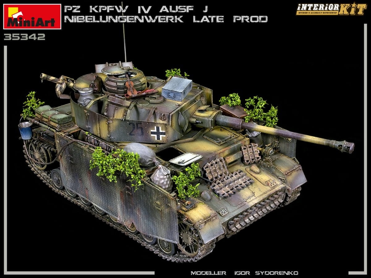 Zdjęcie dodatkowe produktu Pz.Kpfw.IV Ausf. J Nibelungenwerk 1:35 MiniArt 35342