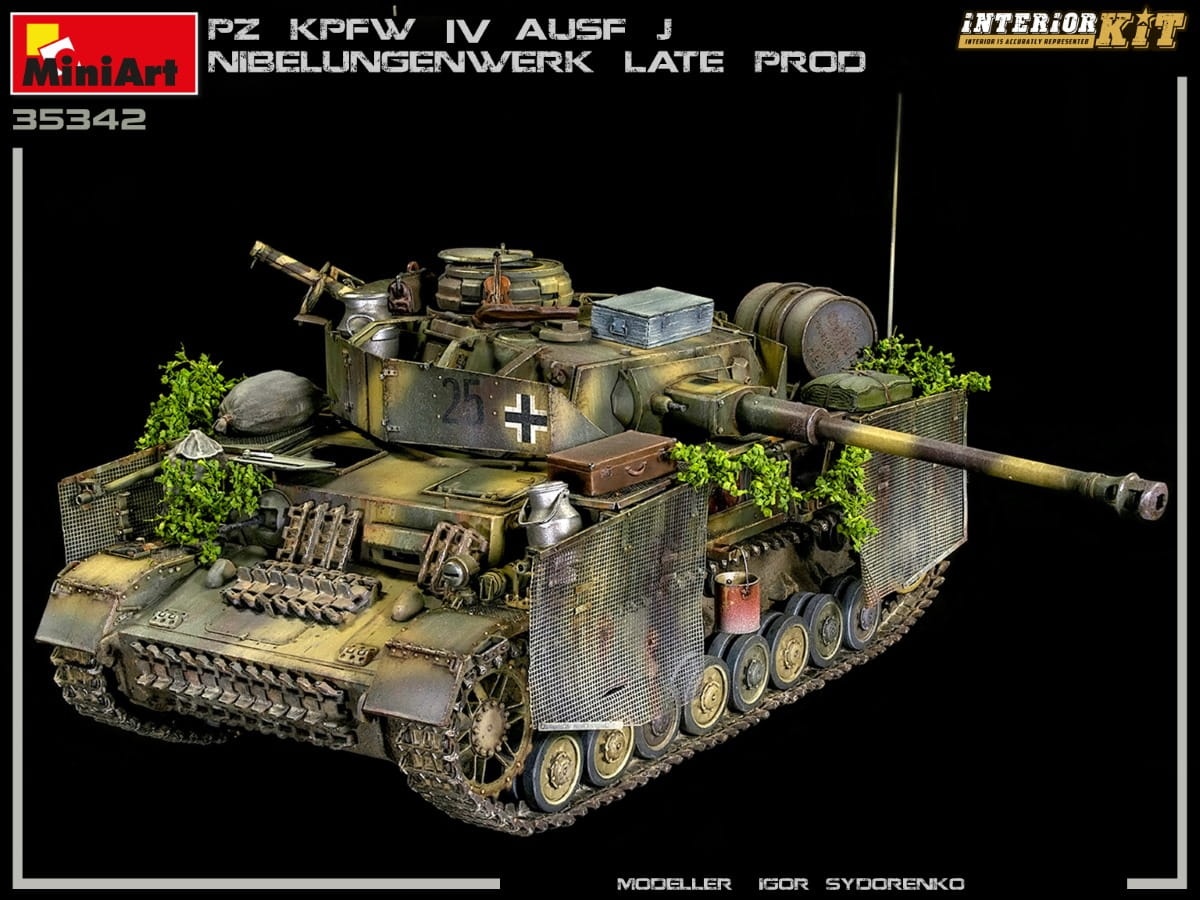 Zdjęcie dodatkowe produktu Pz.Kpfw.IV Ausf. J Nibelungenwerk 1:35 MiniArt 35342