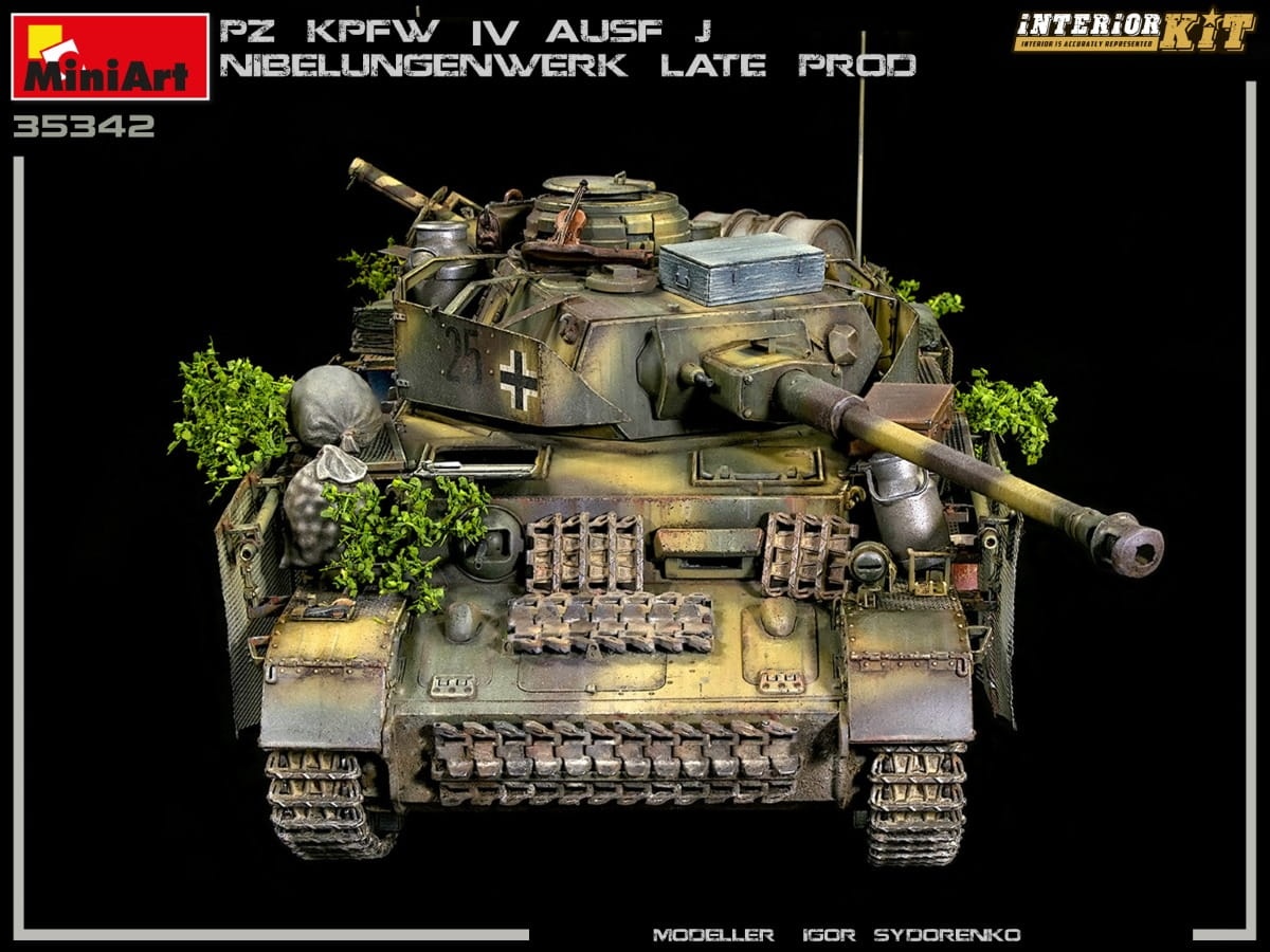 Zdjęcie dodatkowe produktu Pz.Kpfw.IV Ausf. J Nibelungenwerk 1:35 MiniArt 35342
