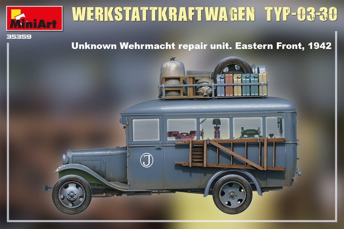 Zdjęcie dodatkowe produktu Werkstattkraftwagen Typ-03-30 1:35 MiniArt 35359