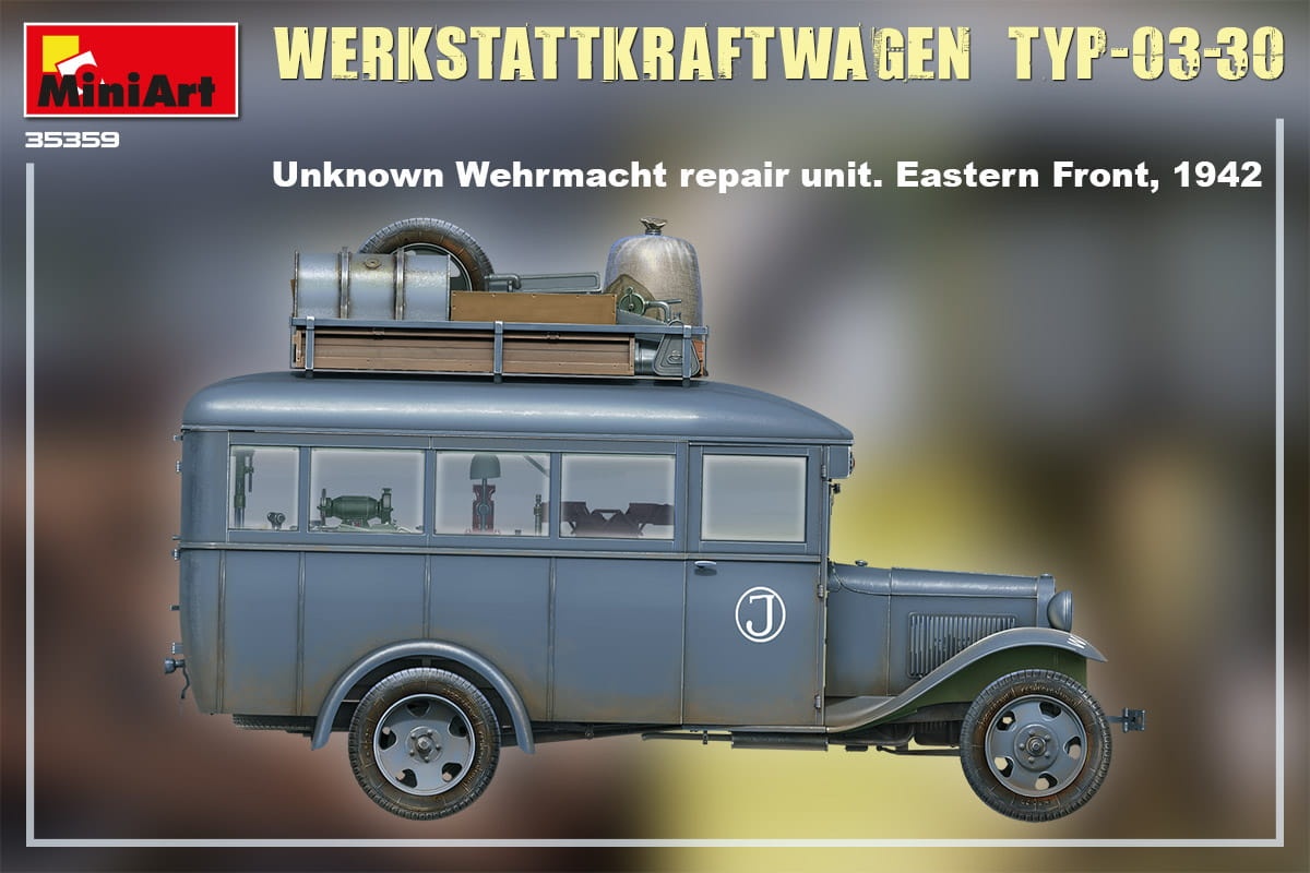 Zdjęcie dodatkowe produktu Werkstattkraftwagen Typ-03-30 1:35 MiniArt 35359