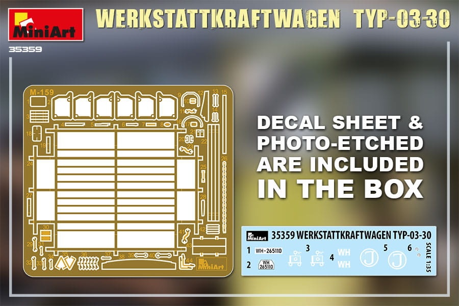 Zdjęcie dodatkowe produktu Werkstattkraftwagen Typ-03-30 1:35 MiniArt 35359