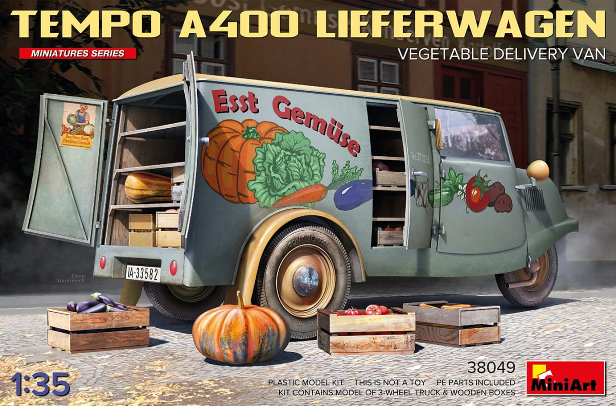 Zdjęcie główne produktu Tempo A400 Lieferwagen 1:35 MiniArt 38049