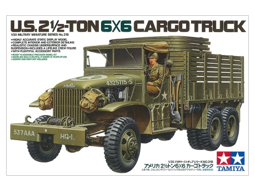 US 2.5-Ton 6x6 Cargo Truck 1:35 Tamiya 35218