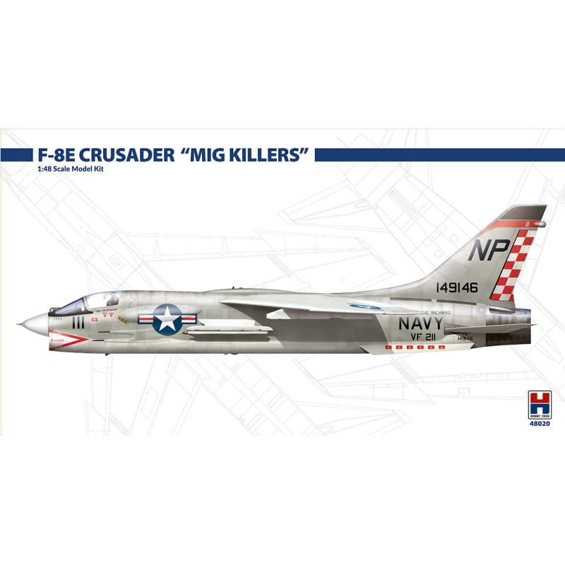 Zdjęcie główne produktu F-8E Crusader MIG Killers 1:48 Hobby 2000 48020