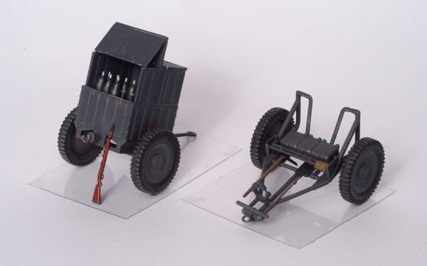 Zdjęcie dodatkowe produktu Niemiecki moździerz 120 mm z załogą i skrzynią ładunkową 1:35 Zvezda 3583