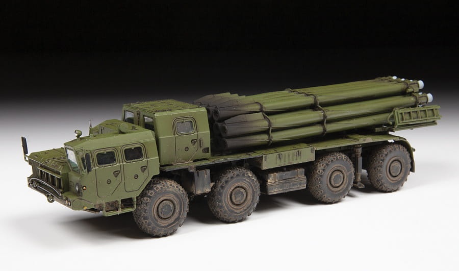 Zdjęcie dodatkowe produktu BM-30 Smerch rosyjski system rakiet wielokrotnego startu 1:72 Zvezda 5072