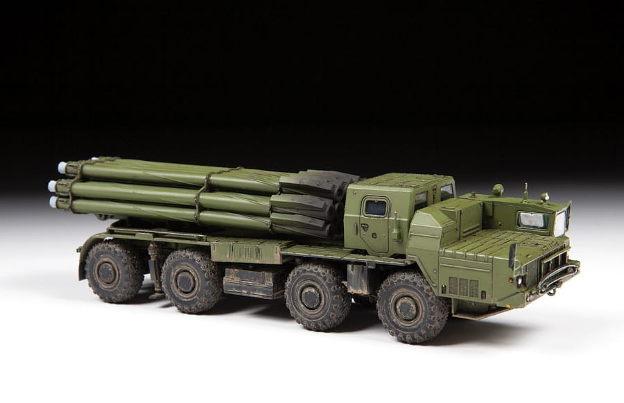 Zdjęcie dodatkowe produktu BM-30 Smerch rosyjski system rakiet wielokrotnego startu 1:72 Zvezda 5072